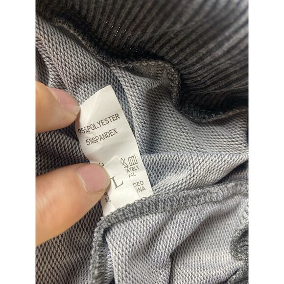 Womens Gray Jogger sweat shorts Size L - Picture 5 of 5